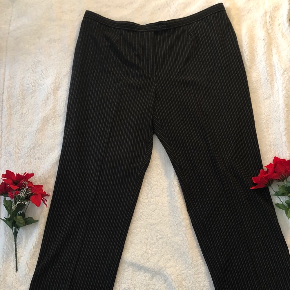 Black striped pants - size 24w